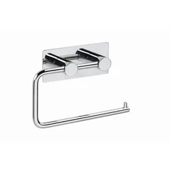 Brillantbad BEASY Toilettenpapierhalter Edelstahl poliert 42x145x100 mm für Bad & WC >> zum Kleben