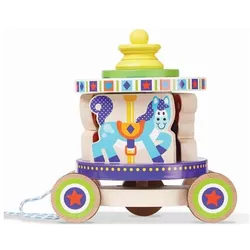 Melissa & Doug Ziehspielzeug Karussell
