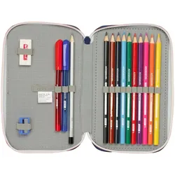 FC Barcelona, Etui, Allzwecktasche F.C. Barcelona Marineblau 12.5 x 19.5 x 4 cm 29 Stücke