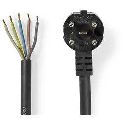 Nedis Ofen Netzkabel - Perilex - Open - 1.50 m - Schwarz