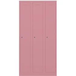Garderobenschrank Primary Locker | 3 Abteile - 601 pink