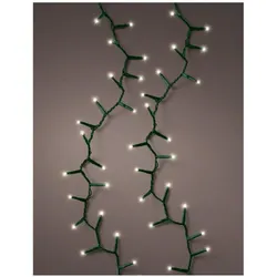 Lumineo, Lichterkette, Weihnachts-LED-Kompaktlichter Steady Warmweiss (16 m)