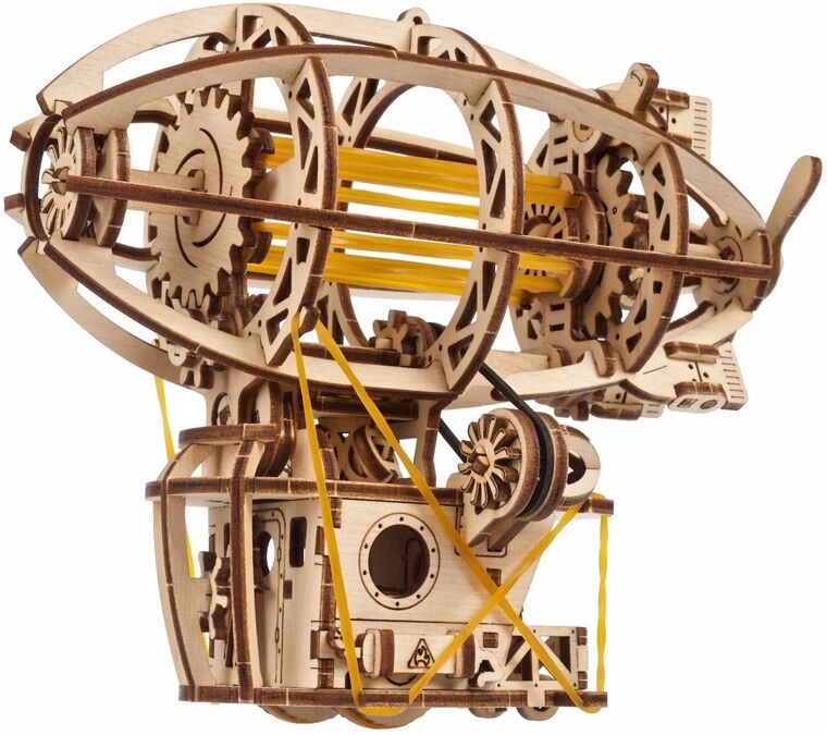 Dirigeable Steampunk Ugears - Puzzle 3D mécanique en bois