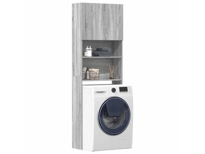 SALE 2026  Armoire pour machine à laver Sonoma gris - Meuble de machine à laver sonoma gris bois d'ingénierie 1343733744427