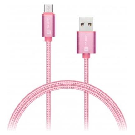 Connect IT Wirez Premium Metallic USB C - USB Roségold / 1 m (1 m, USB 3.2 Gen 1) (CI-667)