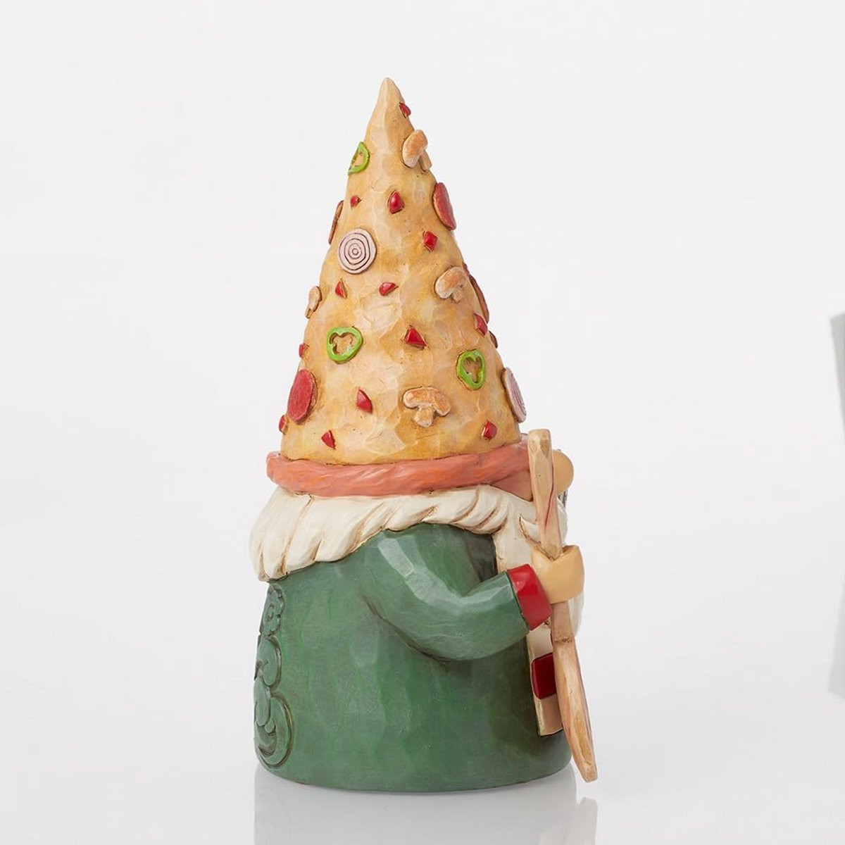 Grappig Pizza Tuinkabouter Beeldje - Gedetailleerd Hars Figuur voor Binnen en Buiten