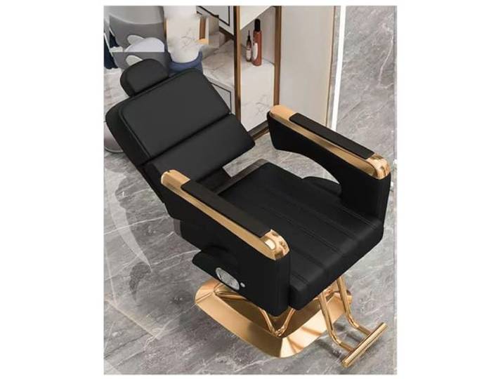 WKXTECZT Friseurstuhl Mit Hydraulischer Pumpe Friseursessel 360° Drehbar Friseurstühle Barber Stuhl Einstellbar, Mit Fußstütze Für Friseursalon Spa Tattoo Shop 150Kg,A