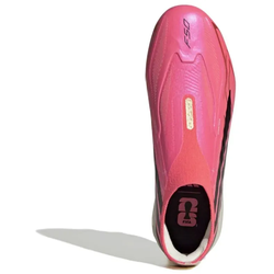 adidas F50 Hyperfast Elite Laceless FG Kinderfußballschuh pink/schwarz