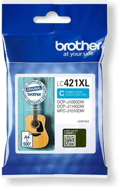 Brother LC-421XLC - Cyan - Druckerpatrone - Hohe Kapazität