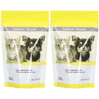 Feligum Struvit Kaudrops f.Katzen/kleine Hunde 2x 2x160 g Kaudragees