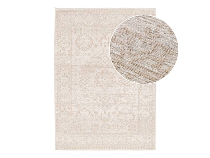 Kurzflorteppich Orin Beige 200 x 290cm Polypropylen, Polyethylenterephthalat & Jute