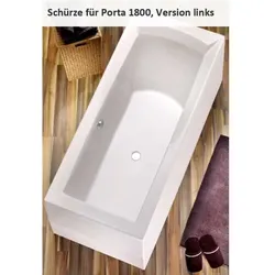 Ottofond Schürze für Rechteckwanne Porta 1800, links.. - Zubehör
