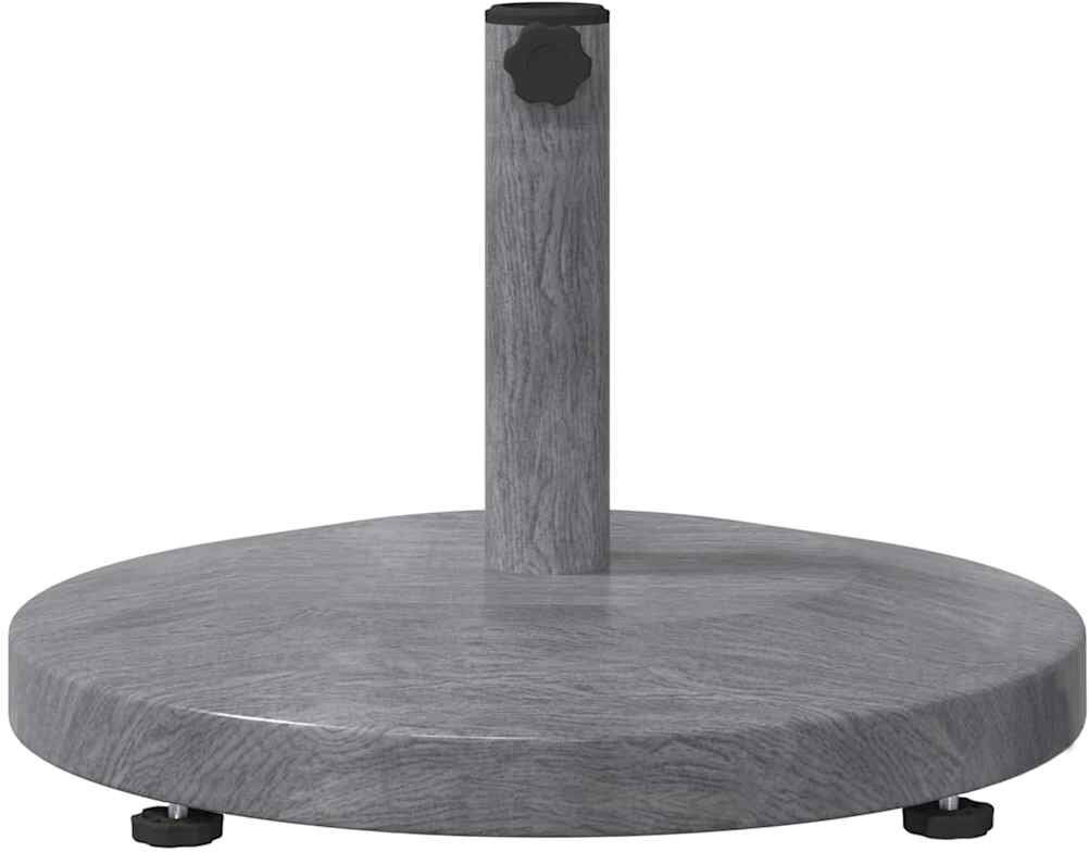 Brayden Studio Steel Umbrella Base Dark Wood 320mm H X 48cm W X 48cm D
