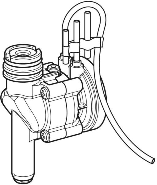 Geberit Pneumatikventil für Urinal gekürzt 242790001