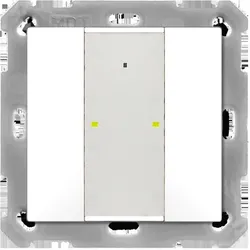 MDT BE-TA55T2.02, Schalter + Taster, Weiss