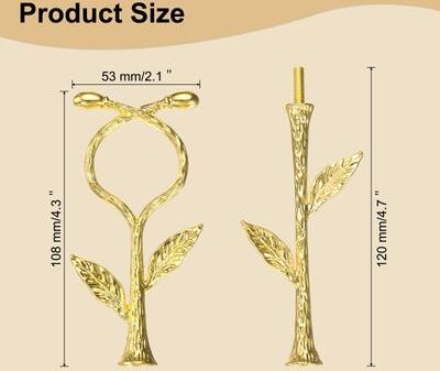 Unique 2 Tiers Cake Tray Stand Handle Metal Cake Stands Holder (Vine)