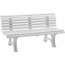 Bank HELGOLAND 3-sitzer, Kunststoff weiss