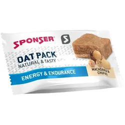 SPONSER Energieriegel Oat Pack Haferriegel Macadamia & Chufas | 60g Ri