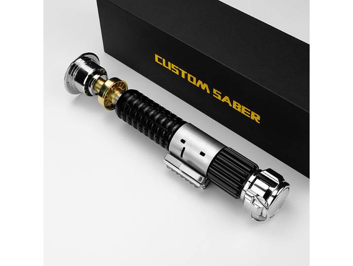 THYSABER Sabre laser en métal lourd, poignée vide (sans cœur), Obi-Wan Anakin Fallen Order, accessoires personnalisés, jouets