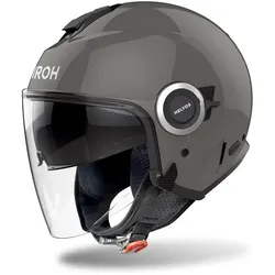 Airoh, Motorradhelm, Helyos Color Dunkelgrau Glanzhelm (M)