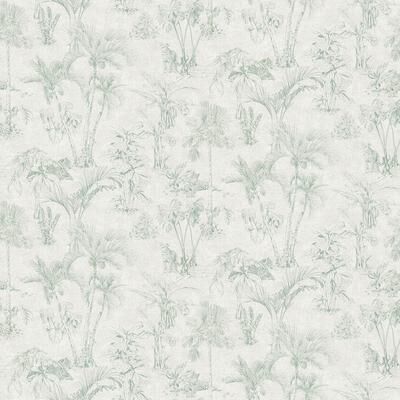 Advantage Zapata Green Tropical Jungle Wallpaper - 20.9in x 396in x 0.025in - 20.9in x 396in x 0.025in
