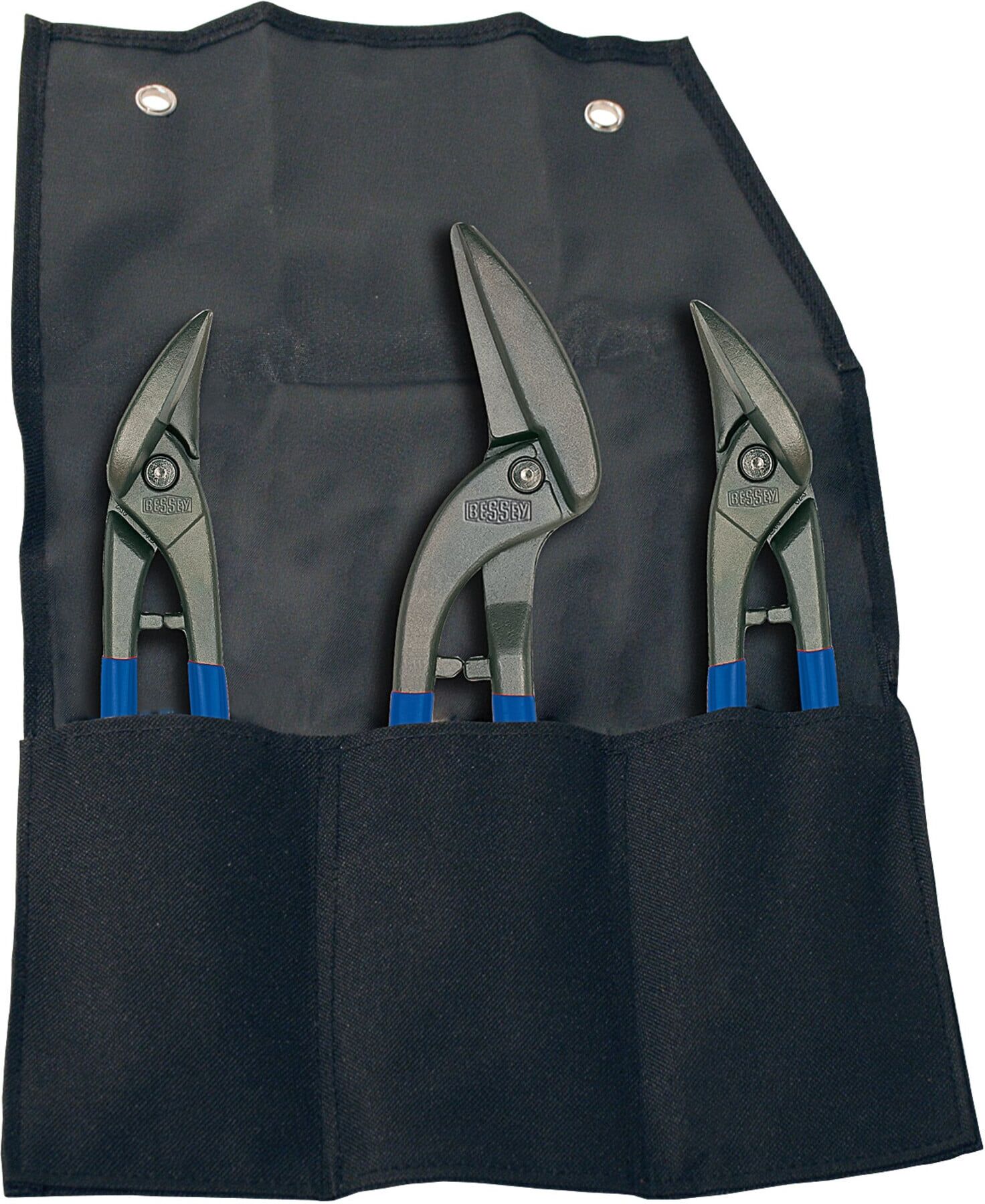 Bessey Ideal-/Pelikan-Scheren-Set in Rolltasche DSET-SF3)