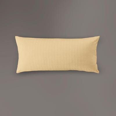 Kissenbezug IRISETTE "Lumen 8129", braun (honig), B:40cm L:80cm, Interlock-Jersey, Obermaterial: 100% Baumwolle, Kissenbezüge, Kissenbezug, hochwertig und traumhaft weich