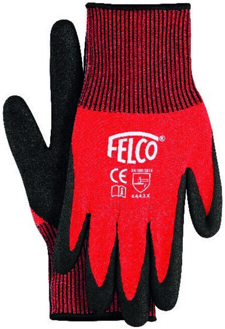 FELCO Gants de travail Taille S tricotés avec revêtement nitrile (FELCO 701 S)