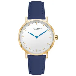 LARS LARSEN - JOSEPHINE - gold blau - leder