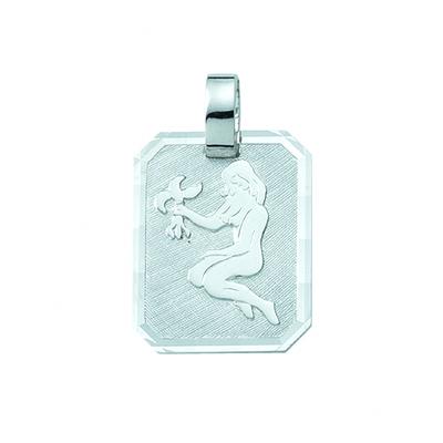 Sternzeichenanhänger ADELIA´S "Sternzeichen Anhänger Jungfrau 925 Silber", silber, Schmuckanhänger, Damen, Jungfrau, Silber 925 (Sterlingsilber), Silberanhänger Jungfrau
