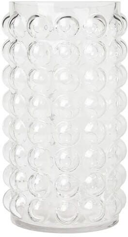 BHS Bobble Medium Clear Glass Vase