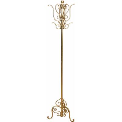 Garderobenständer HOME AFFAIRE, gold (goldfarben), B:48cm H:175cm T:48cm, Eisen, Garderobenständer