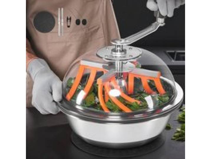 VEVOR Erntemaschine Bowl, 33 cm manueller Knospen-Trimmer, Bud Trimmer, Nass- & Trocken-Hydrokultur-Schneidemaschine, gedrehter Schleuderschnitt für Pflanzen, Blätter, Knospen, Blumen