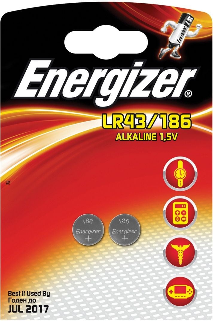 Energizer EN-639319 Alkaline batterij LR43/186 - 1.5 Volt - Zilver