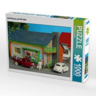 CALVENDO Puzzle Goli-Dreirad und VW Käfer 1000 Teile Lege-Größe 64 x 48 cm Foto-Puzzle Bild von Klaus-Peter Huschka