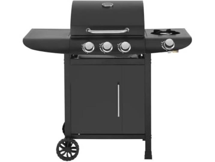 Gasgrill Feria 5 - 5 Brenner davon 1 Seitenbrenner - 14,5 kW - Schwarz