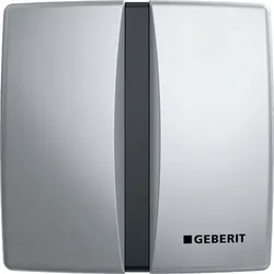 Geberit UR-Strg. mit elektron. Spülauslösung Netzbetr., Abdeckpl. eckig Zink-DG,...
