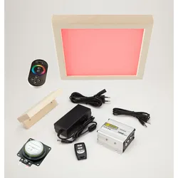 Infraworld Set - LED Farblicht Sion 1A, Audiosystem, Lautsprecher Slim