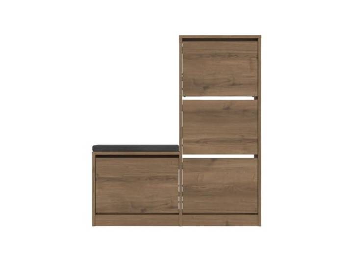 Meuble à chaussures 4 portes L105 cm - Dude