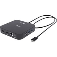 USB-C Dual HDMI Docking Station, Dockingstation schwarz, Power Delivery 100 W, HDMI