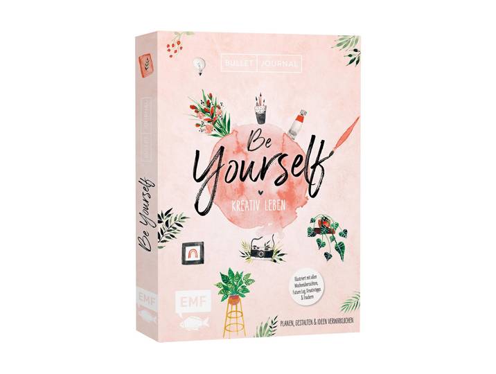 Notizbuch EMF Notizbuch Bullet Journal Be You , rosa (hellrosa), Notizbücher, Notizbuch