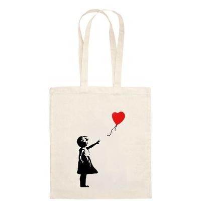 Umhängetasche Banksy Girl with Balloon