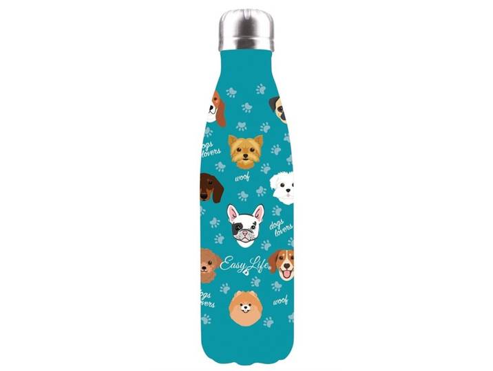 Trinkflasche Easy Life Grün Edelstahl 0.5 l