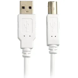 Sharkoon USB 2.0 A auf B (0.50 m, USB 2.0), USB Kabel