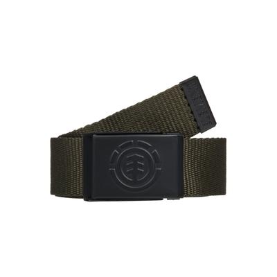 Stoffgürtel ELEMENT "Icon Webbing", Herren, grün (forest night), Obermaterial: 100% Polyester., Gürtel Stoffgürtel