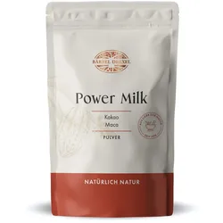 Power Milk mit Kakao und Maca Pulver