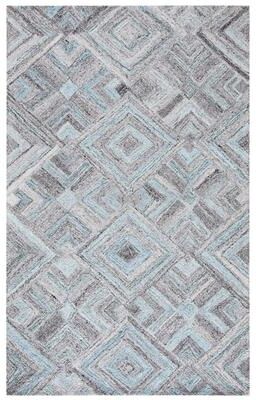 SAFAVIEH Handmade Abstract Kana Diamond Wool Rug