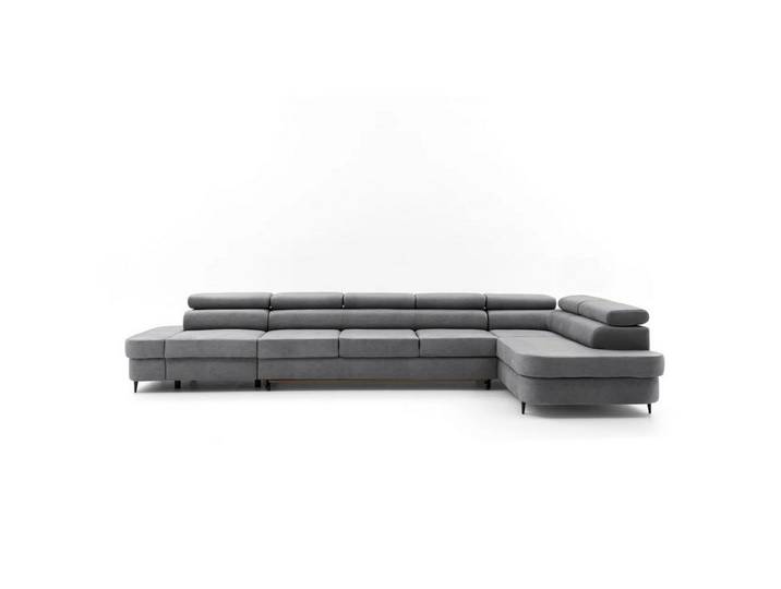 Muffo Ecksofa PRIAM XXL, Funktion Schlafen, elegante einfache Form