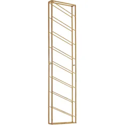 Weinregal WOHNLING Goldfarben ca. 36x150x8cm