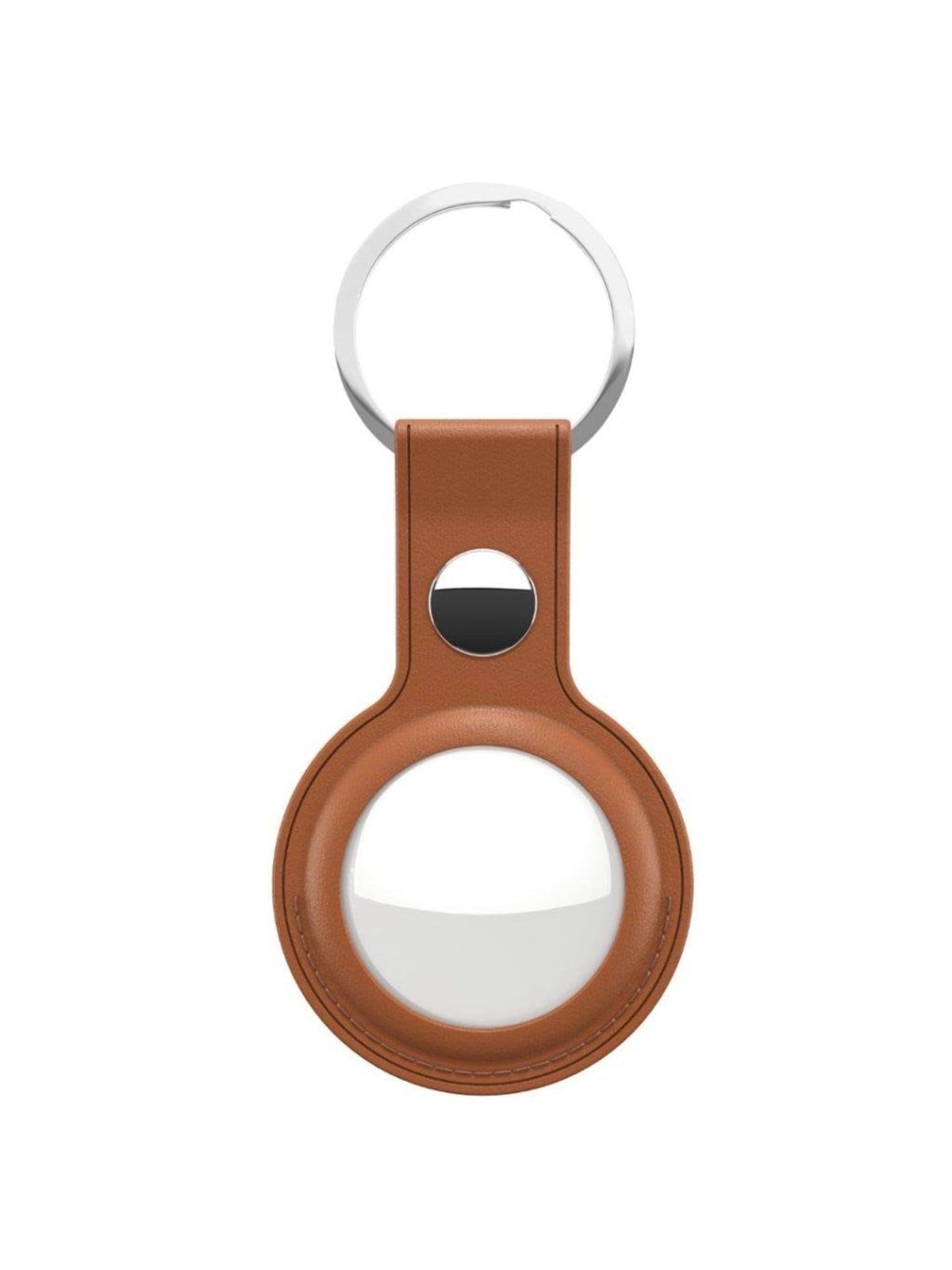 KeyBudz Leather Keyring for AirTag 2-pack